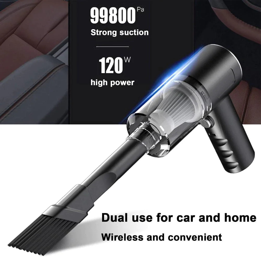 120W Cordless Handheld Vacuum Cleaner Small Mini Portable Car Auto Home Wireless..