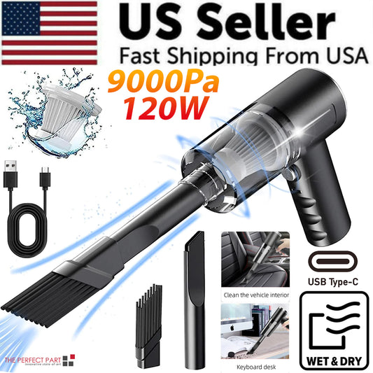 120W Cordless Handheld Vacuum Cleaner Small Mini Portable Car Auto Home Wireless..