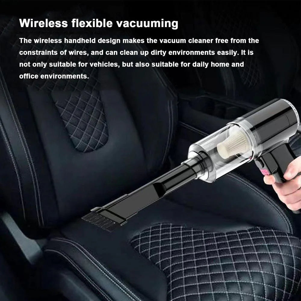 120W Cordless Handheld Vacuum Cleaner Small Mini Portable Car Auto Home Wireless..
