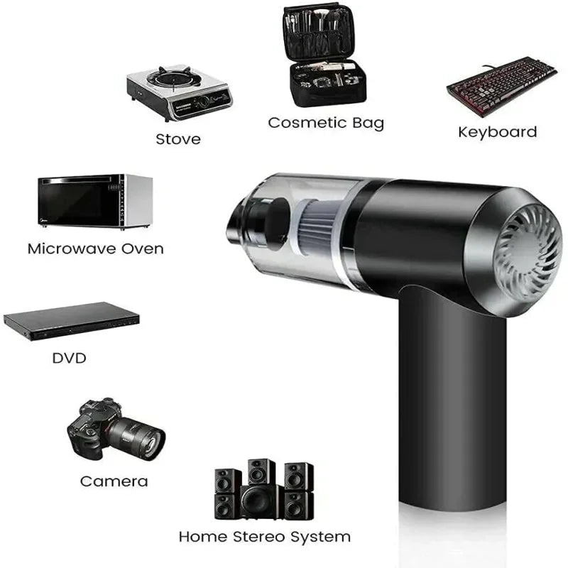 120W Cordless Handheld Vacuum Cleaner Small Mini Portable Car Auto Home Wireless..